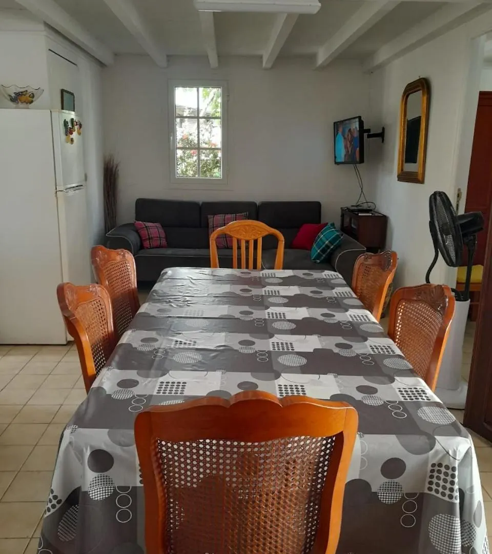 Дом отдыха Maison Creole Chaleureuse Avec Stationnement Ле-Гозье
